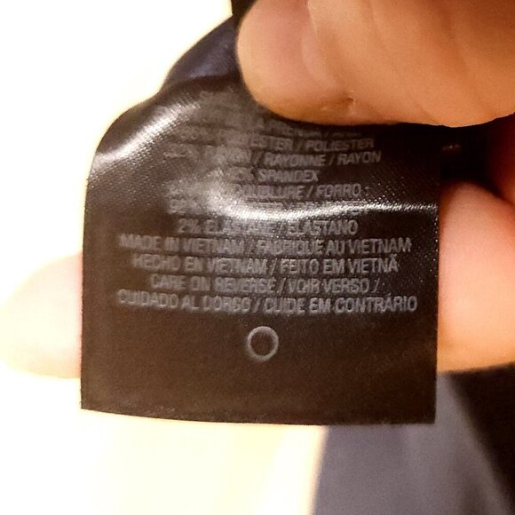 Tahari Womens Blue Snap Front Blazer 2 - Picture 8 of 8